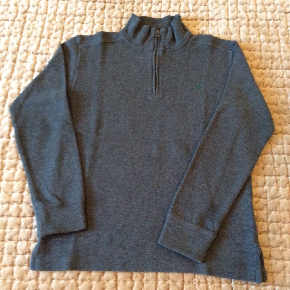 Polo by Ralph Lauren gray cotton sweater